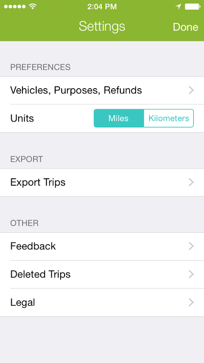 TripTagger app screenshot